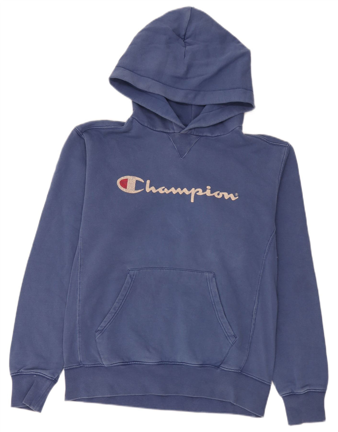 Jumper com capuz gráfico masculino Champion grande azul