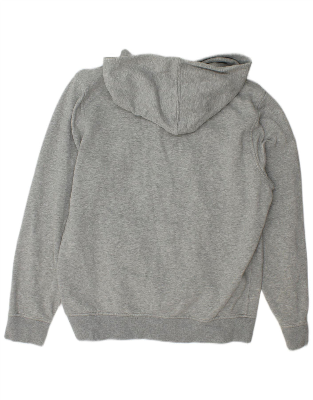 Suéter masculino com capuz Gap algodão manchado cinza médio