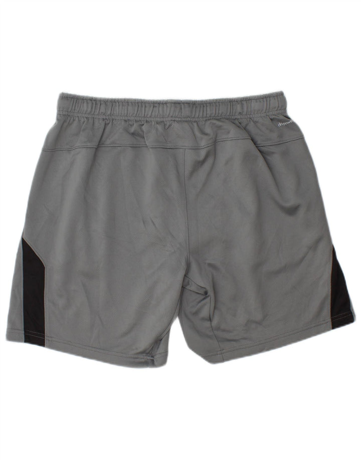 RUSSELL ATLÉTICO Mens Dri-Power Sport Shorts Grande Bloco de cores cinza
