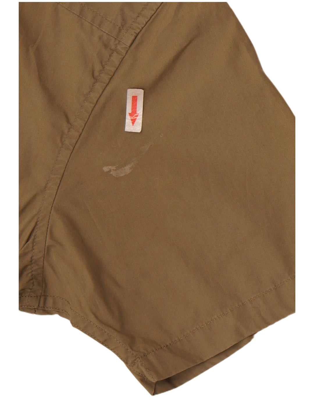 Camisa masculina de manga curta Carhartt pequena de algodão cáqui