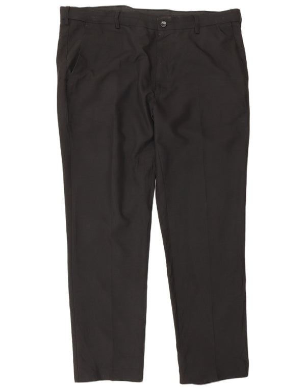 Calça masculina Marks & Spencer reta regular fit W40 L30 preta