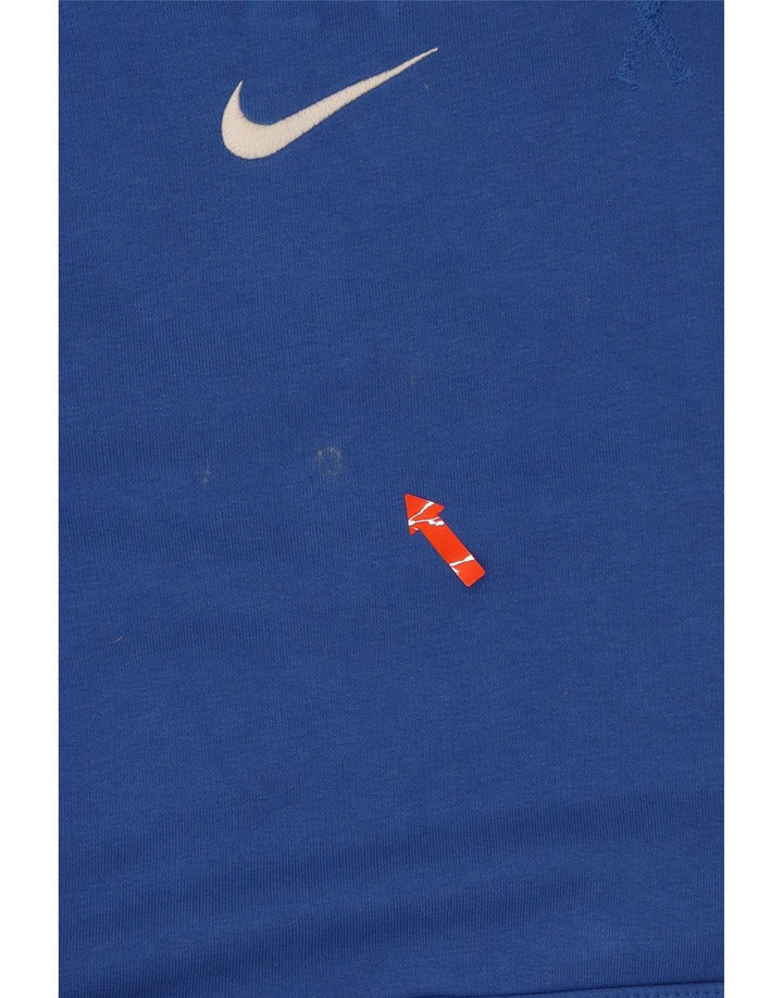 NIKE Mens Hoodie Jumper Small Blue Cotton Vintage Nike and Second-Hand Nike from Messina Hembry 