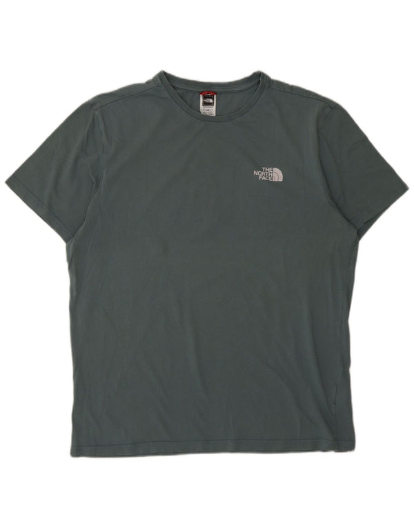 Camiseta masculina THE NORTH FACE Top grande de algodão verde