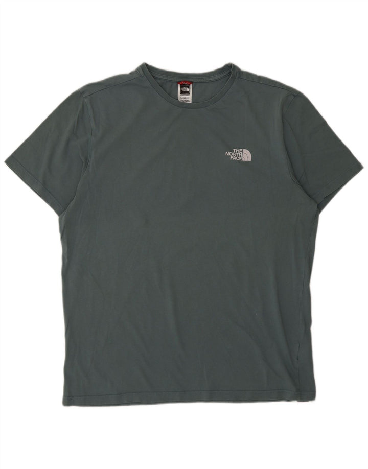 Camiseta masculina THE NORTH FACE Top grande de algodão verde
