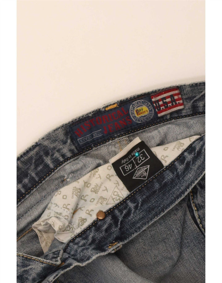 Calça jeans feminina Roy Rogers W32 L35 azul algodão