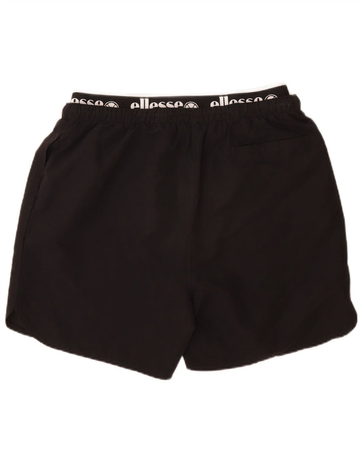 Ellesse Mens Graphic Natação Shorts Grande Poliéster Preto