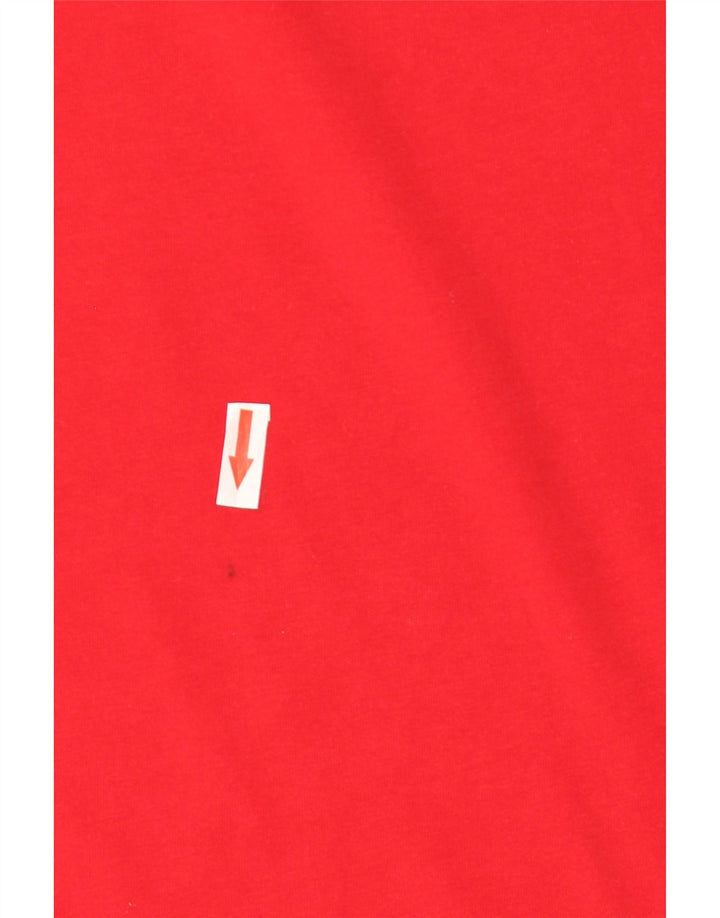 Camiseta masculina Tommy Hilfiger Regular Fit Top Médio Vermelho