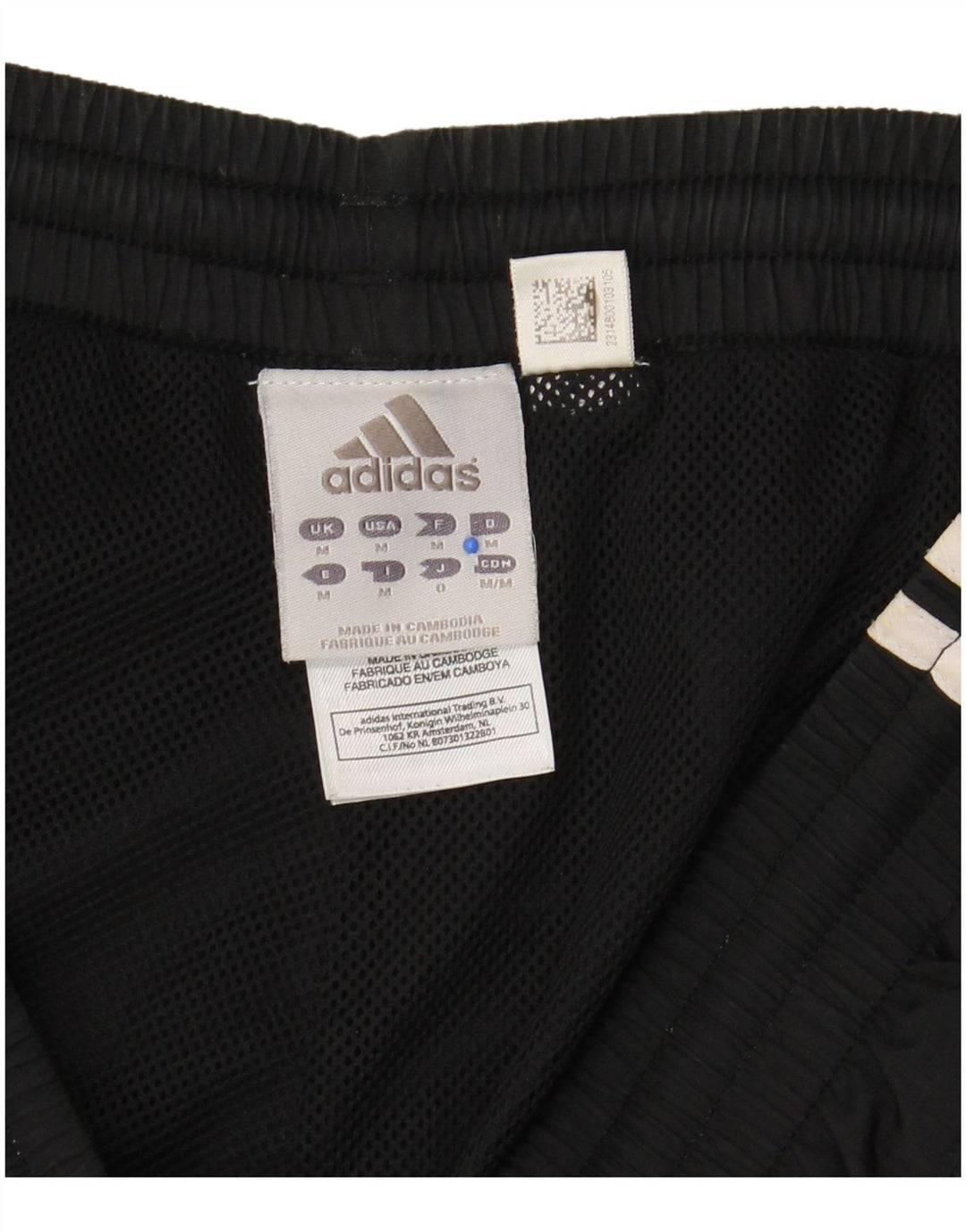 ADIDAS Mens Bermuda Sport Shorts Médio Preto Poliéster