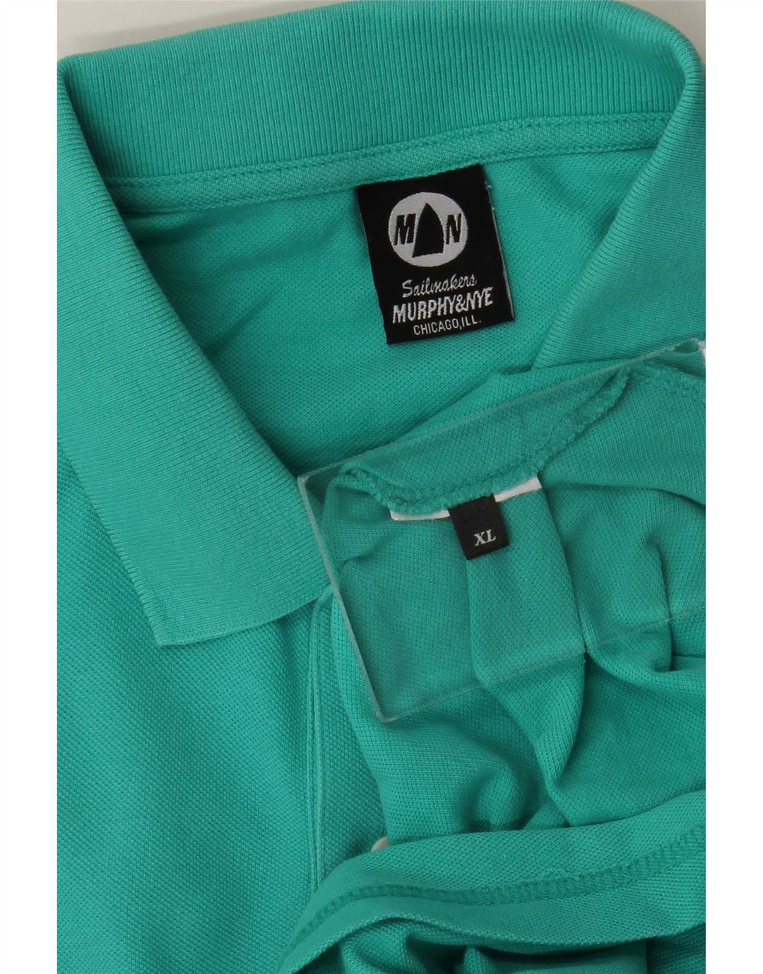 Camisa pólo masculina Murphy & Nye Sailmakers XL turquesa
