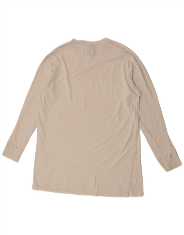 Nike Masculino Top Manga Longa Médio Branco