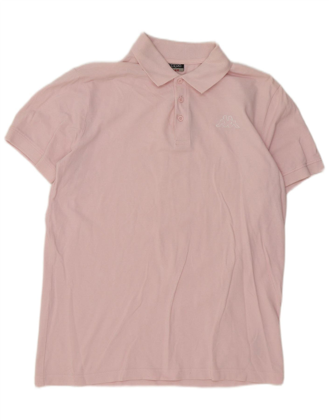 Camisa polo masculina KAPPA grande algodão rosa