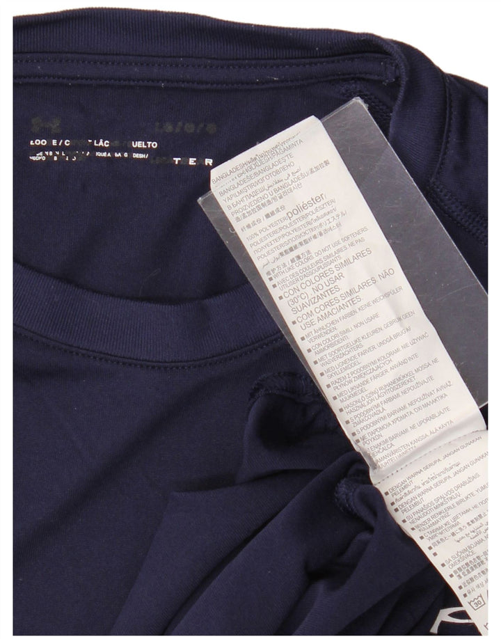 Camiseta masculina Under Armour grande poliéster azul marinho