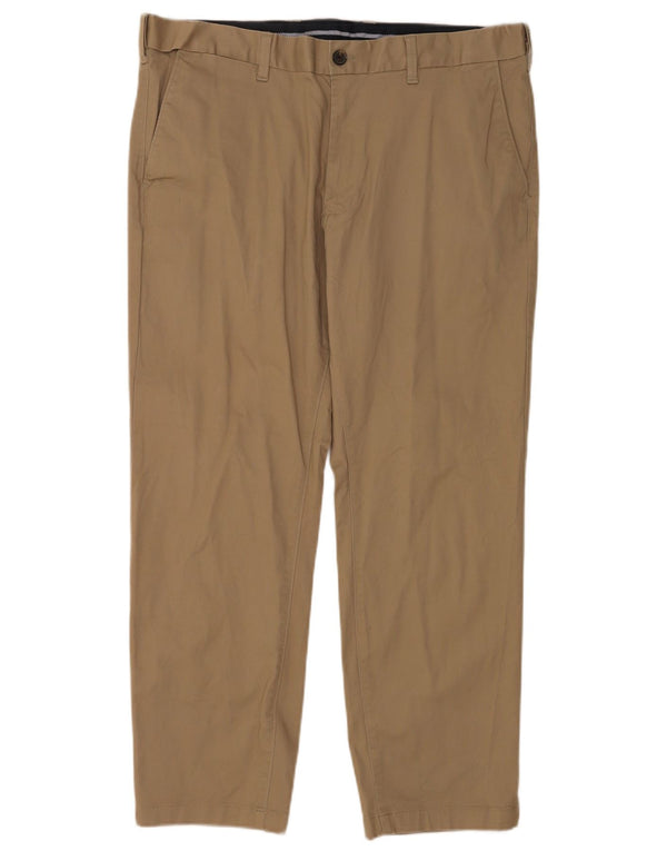 Calça chino masculina Marks & Spencer Heritage Regular Fit W38 L29 bege