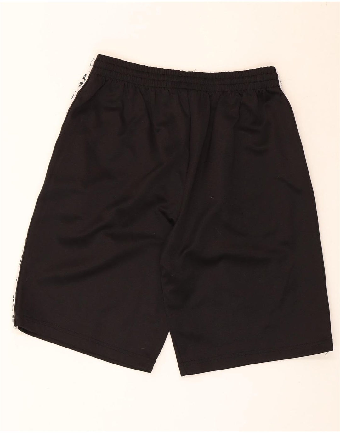 Kejo Mens Graphic Sport Shorts Médio Preto Colorblock Poliéster