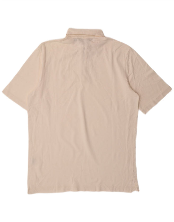 Polo masculino RALPH LAUREN médio algodão branco