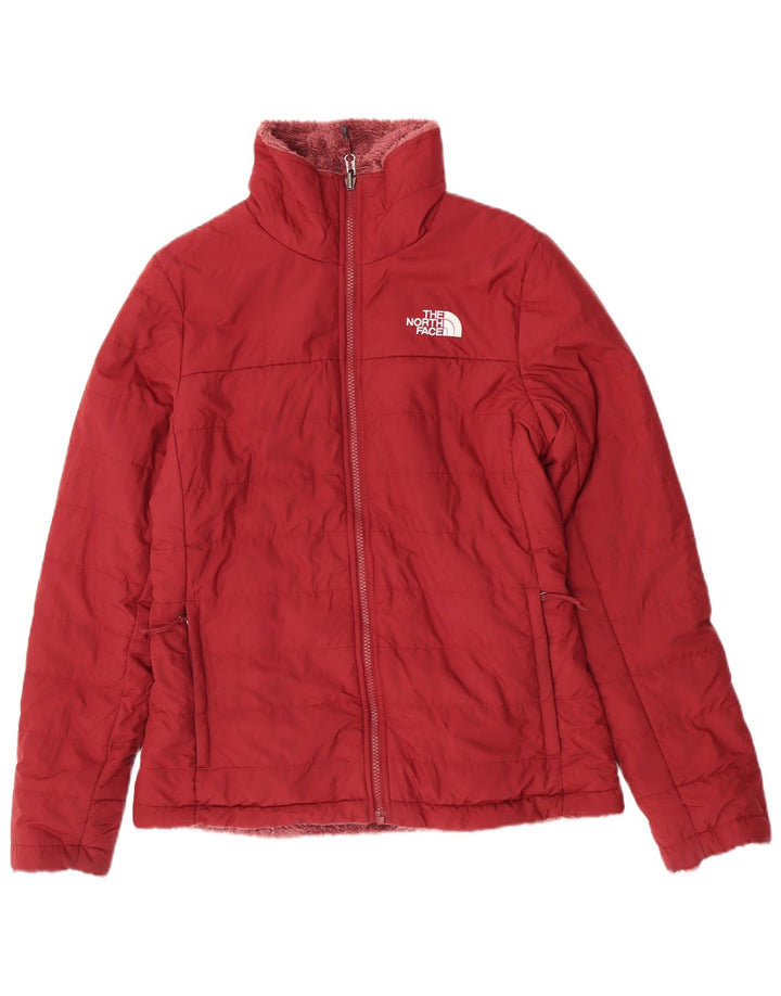 Jaqueta acolchoada reversível feminina The North Face UK10 pequena Borgonha
