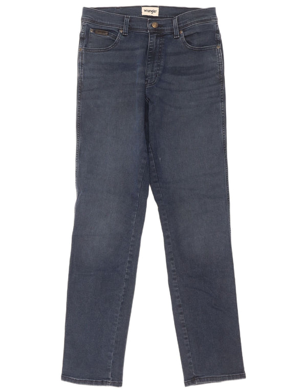 Wrangler Masculino Texas Slim Jeans W32 L34 Azul Algodão