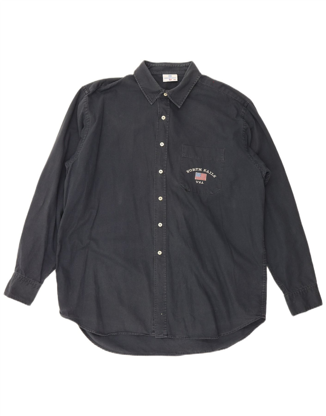 Camisa gráfica masculina North Sails 2XL preta