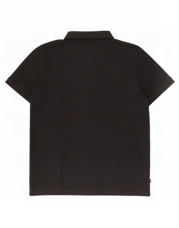 Camisa polo masculina Puma grande algodão preto