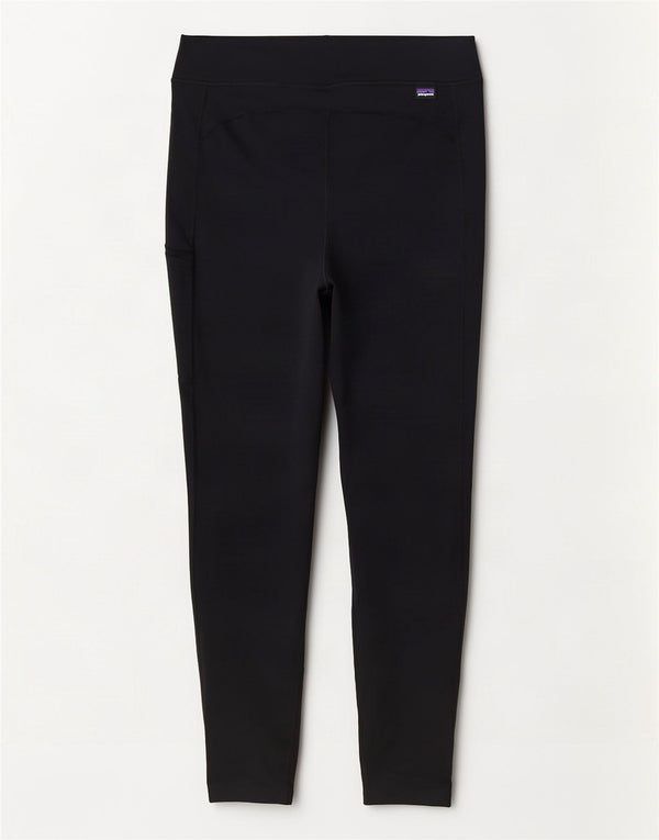 Leggings Patagonia Mulher UK 16 Grande Poliéster Preto