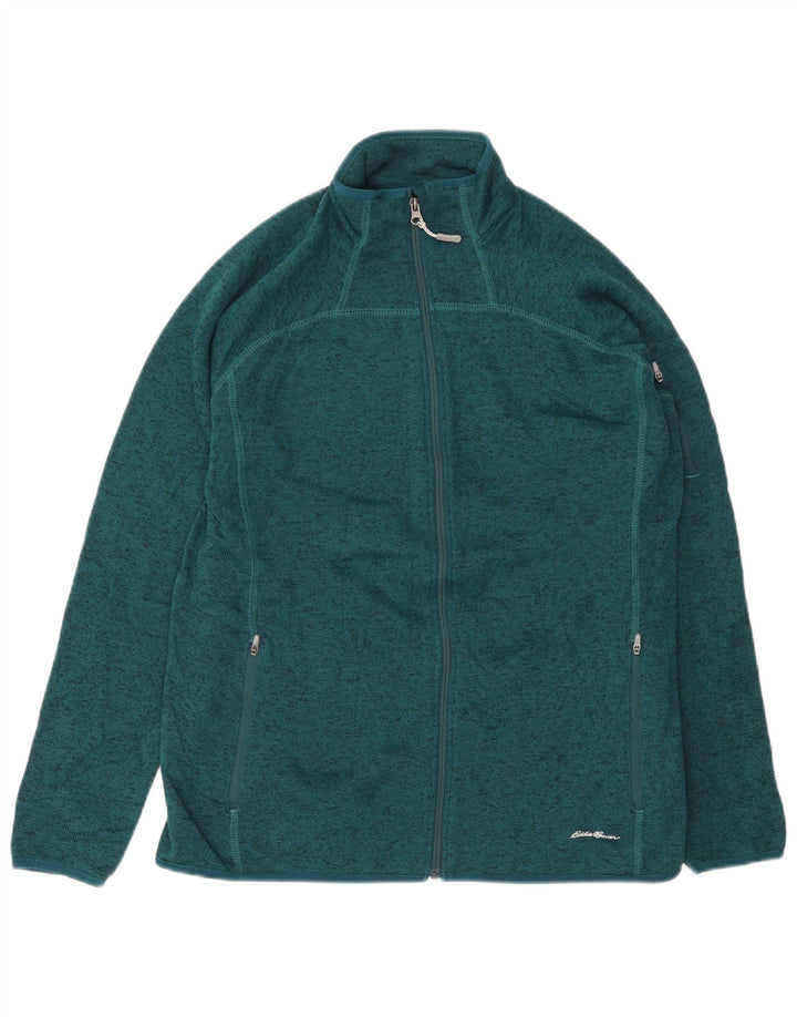 EDDIE BAUER Jaqueta feminina de treino UK 18 XL verde poliéster