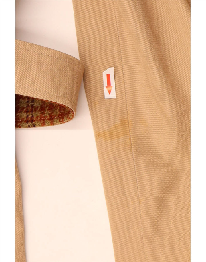 Sobretudo feminino vintage UK 12 bege médio