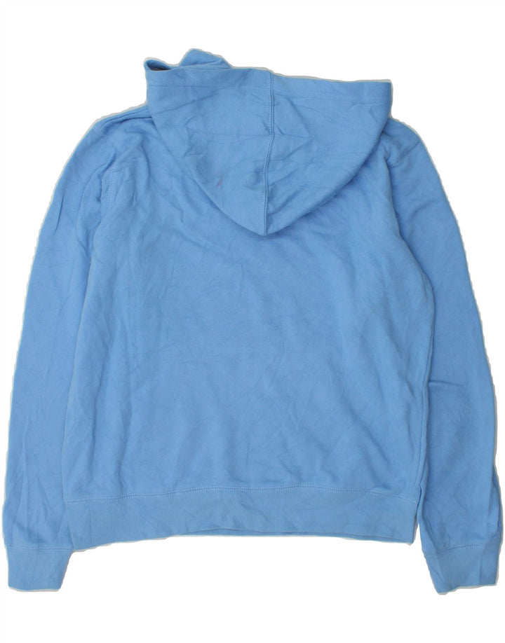 CHAMPION Womens Graphic Hoodie Jumper UK 18 XL Blue Cotton Vintage Champion and Second-Hand Champion from Messina Hembry 