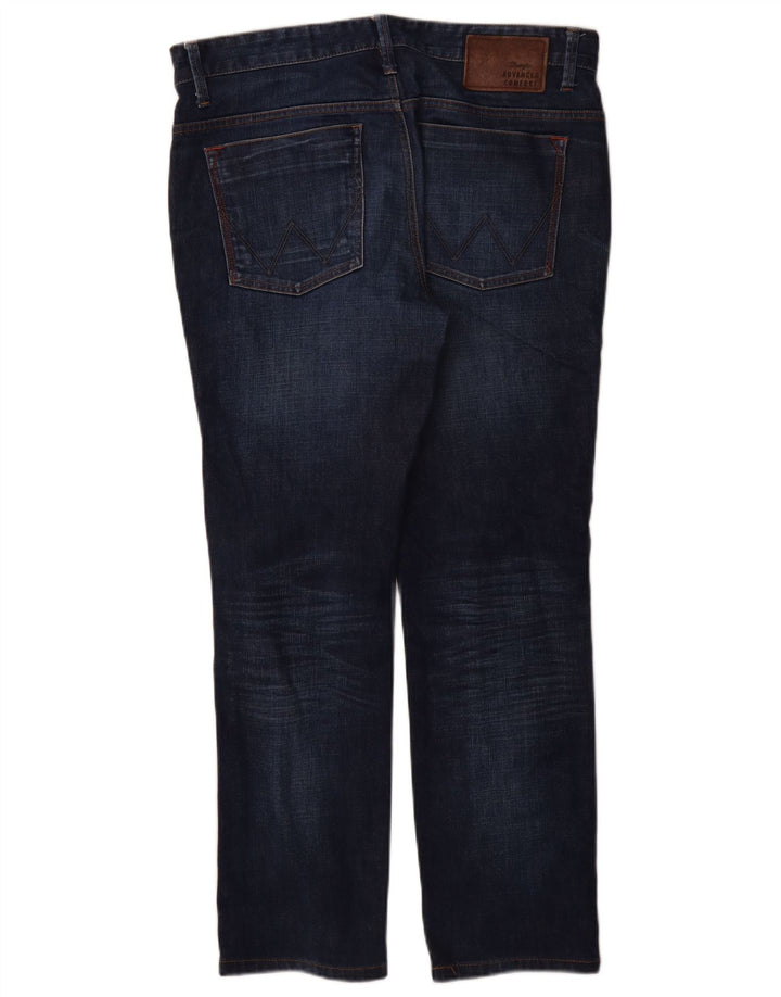 Wrangler Mens Straight Jeans W32 L30 Azul Marinho