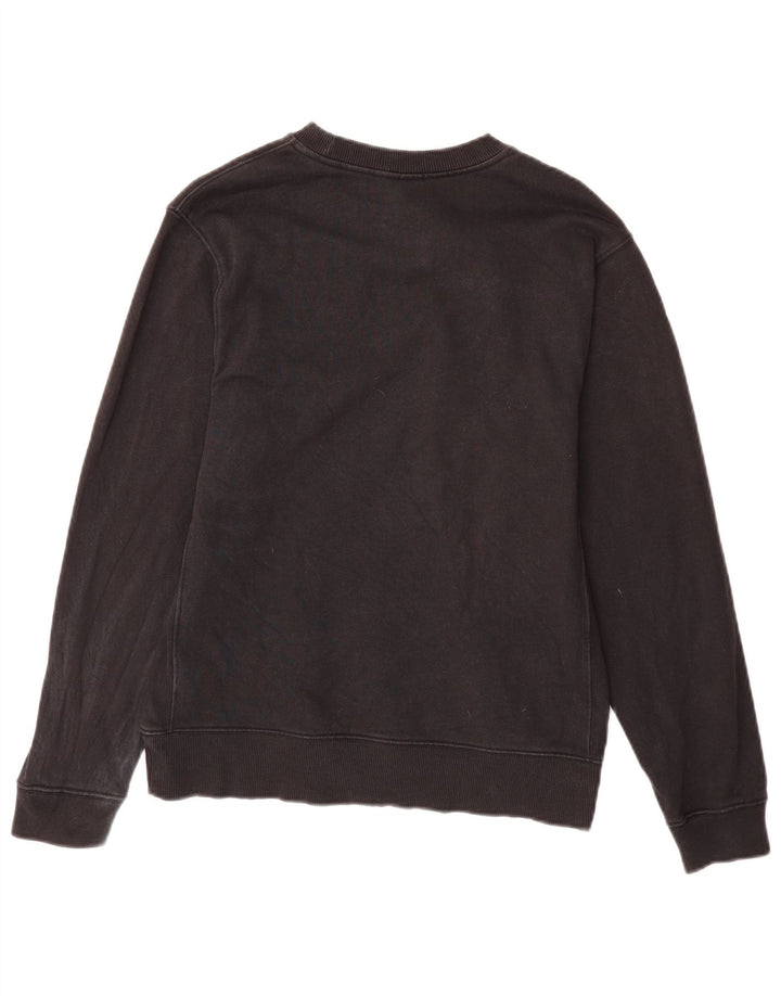 NIKE Mens Graphic Moletom Jumper XS Algodão Preto