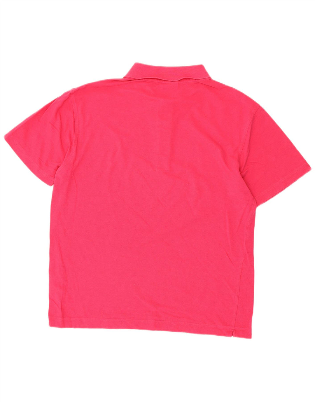 Camisa polo masculina Lacoste tamanho 4 médio algodão rosa