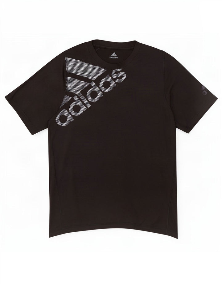 Camiseta Adidas Masculina Climalite Graphic Top Pequeno Poliéster Preto