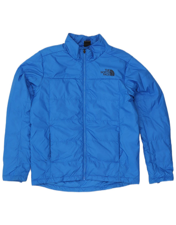 Jaqueta acolchoada masculina The North Face UK 38 poliéster azul médio