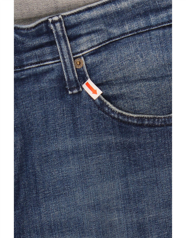 TOMMY HILFIGER Masculino Slim Jeans W38 L34 Azul Algodão