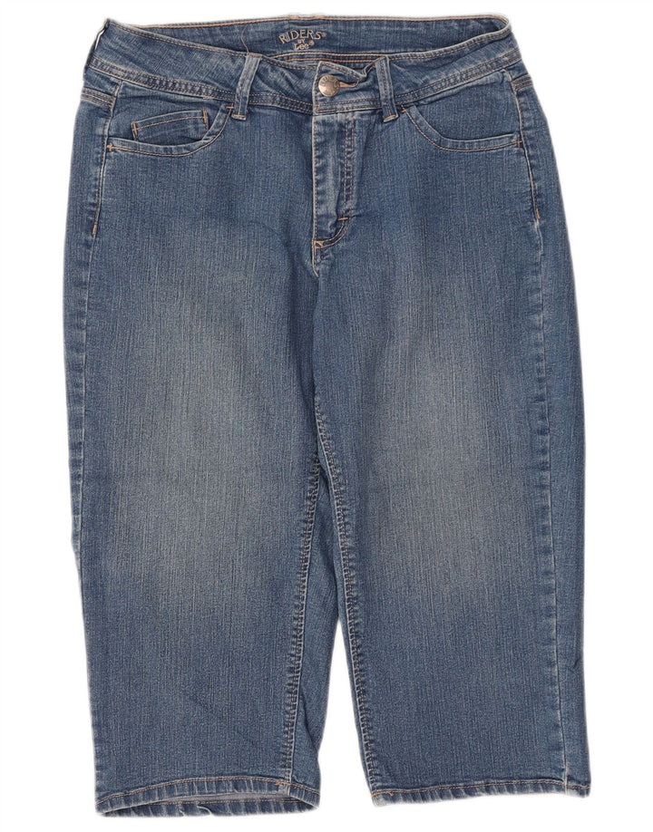 LEE Womens Riders Capri Jeans US 8 Médio W30 L18 Azul Algodão