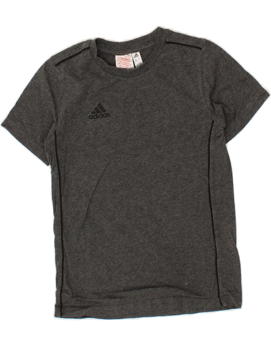 ADIDAS Boys T-Shirt Top 9-10 Years Grey Cotton Vintage Adidas and Second-Hand Adidas from Messina Hembry 
