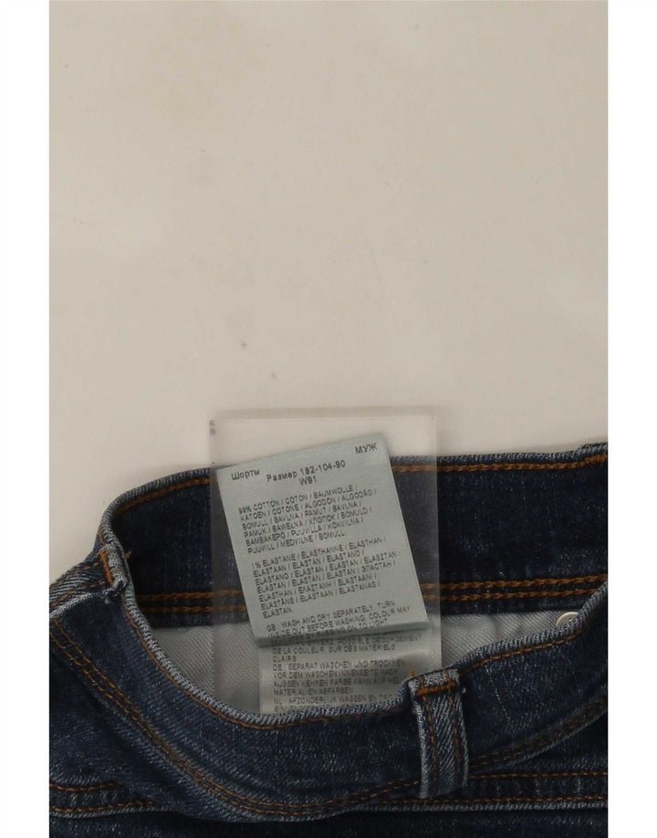 Shorts jeans masculino Wrangler W36 grande algodão azul marinho