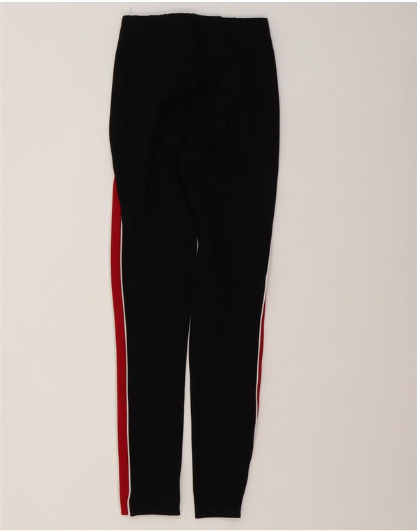 Zara Womens Trafaluc Leggings UK 4 XS Preto Colourblock Viscose