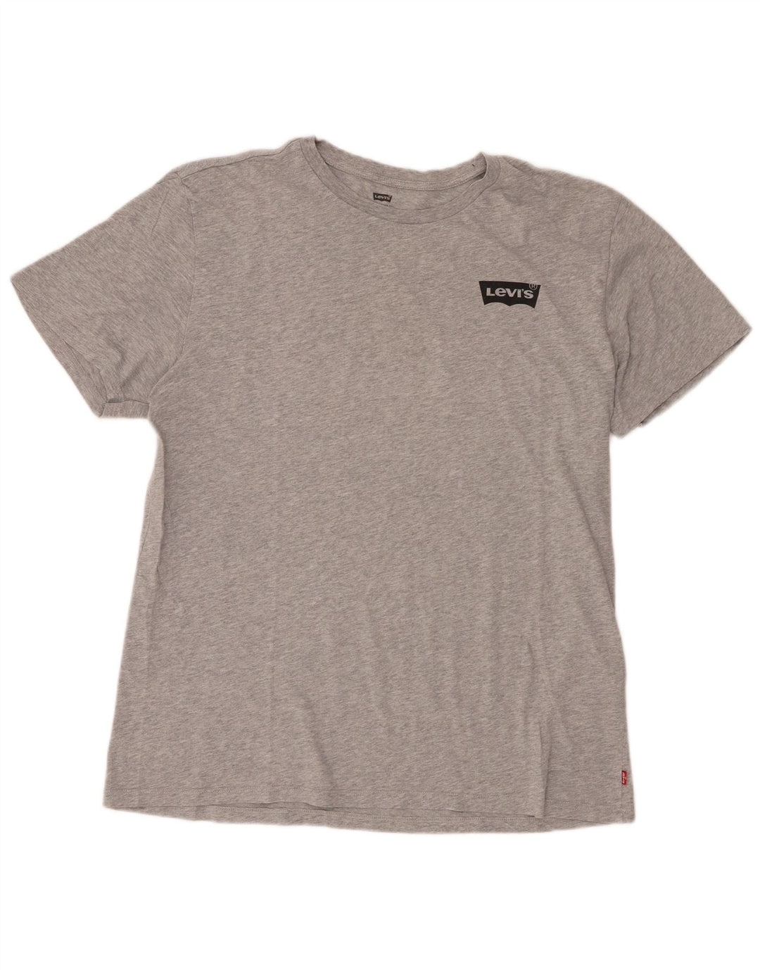 Camiseta feminina Levi's UK 18 XL algodão cinza