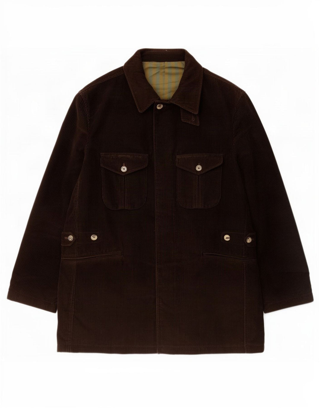 Jaqueta masculina de veludo Braddock IT 54 2XL algodão marrom