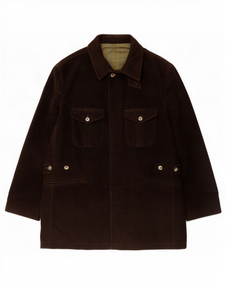 Jaqueta masculina de veludo Braddock IT 54 2XL algodão marrom