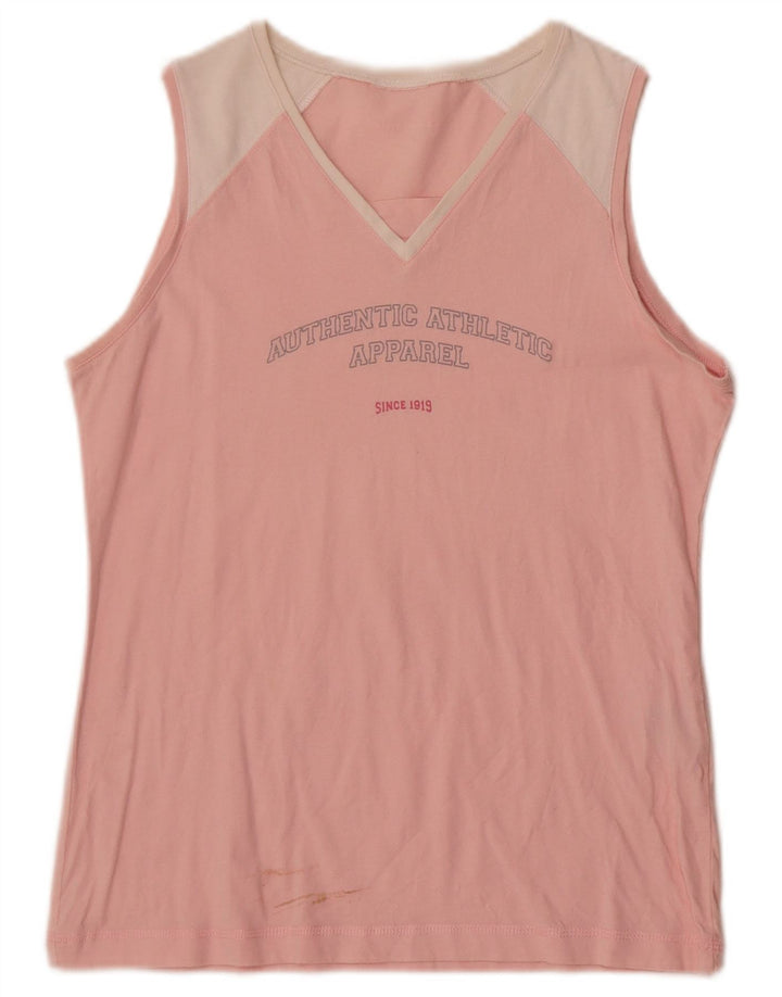 Colete gráfico feminino Champion UK 12 algodão colorblock rosa médio