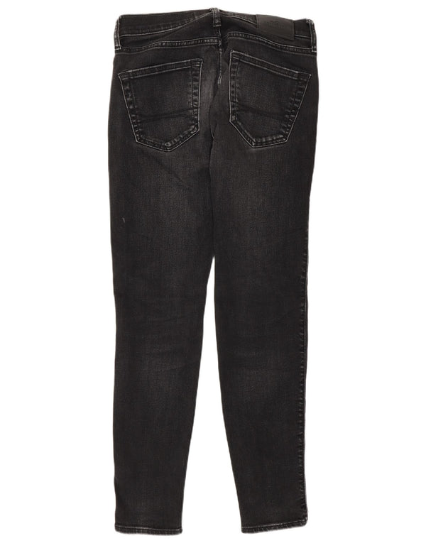 Hollister Mens Super Skinny Jeans W29 L30 Algodão Preto