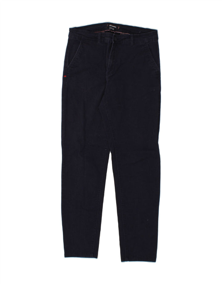 KANGOL Mens Slim Chino Trousers W30 L30  Navy Blue Cotton Vintage Kangol and Second-Hand Kangol from Messina Hembry 
