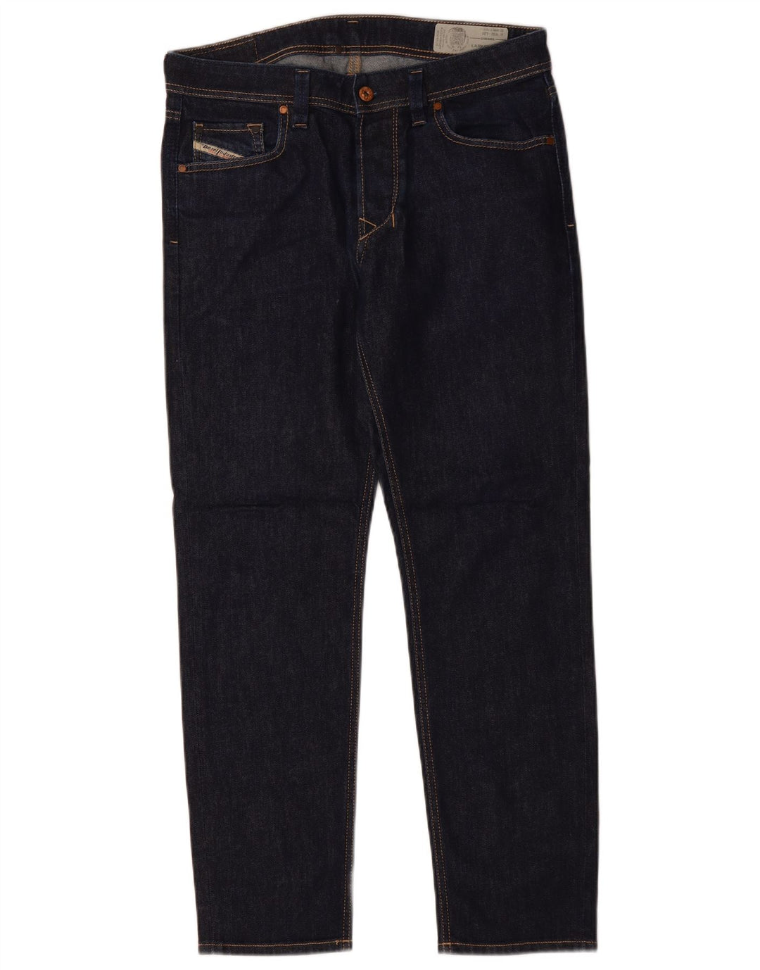 DIESEL Masculino Larkee-Beex Straight Jeans W32 L30 Azul Marinho Algodão