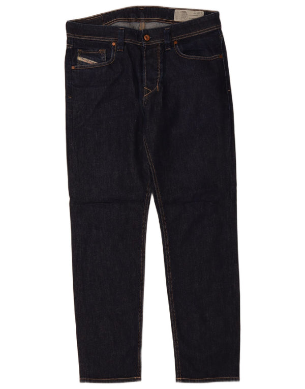 DIESEL Masculino Larkee-Beex Straight Jeans W32 L30 Azul Marinho Algodão