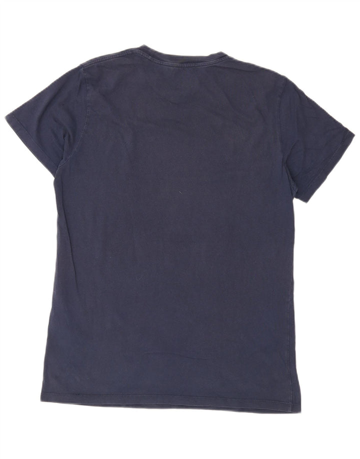 Camiseta gráfica masculina Levi's Top médio algodão azul marinho
