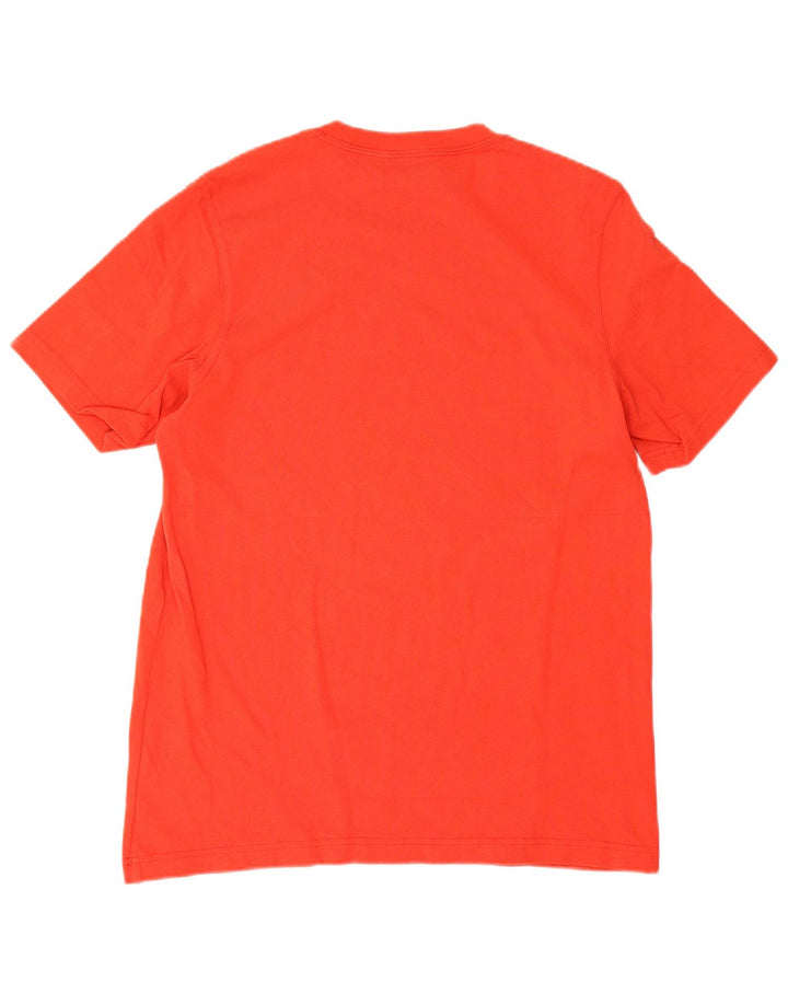 Adidas Mens Graphic T-Shirt Top Médio Algodão Vermelho