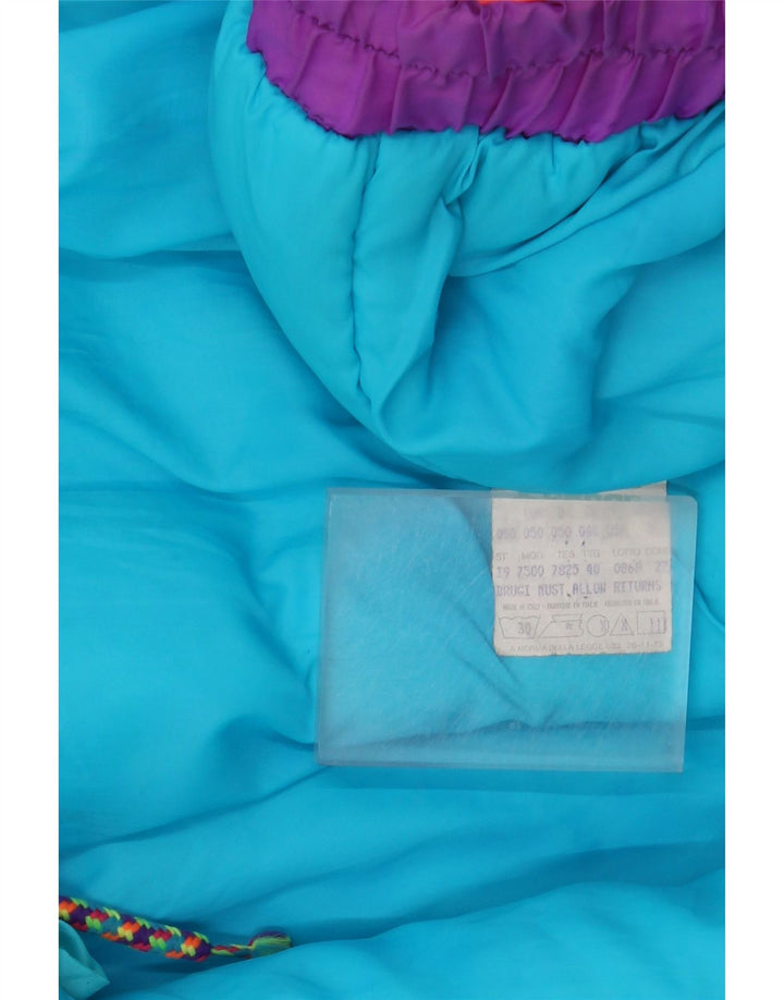 Jaqueta corta-vento masculina Brugi IT 50 grande azul colorblock poliamida