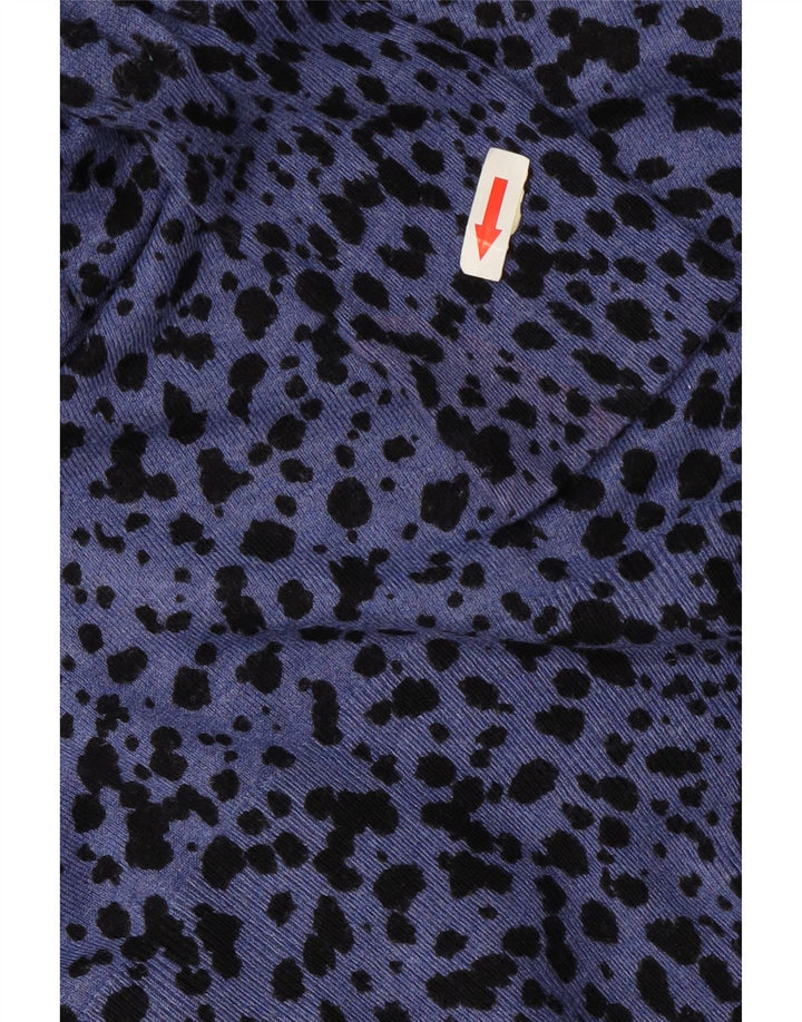 Suéter feminino Marks & Spencer com gola canoa Reino Unido 12 azul médio