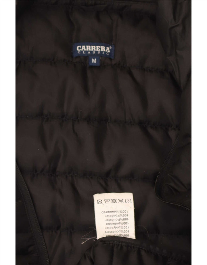 Colete acolchoado masculino Carrera UK 38 poliéster preto médio